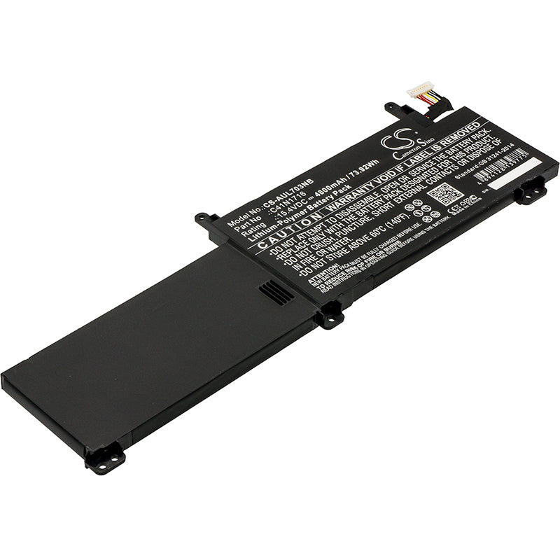 Asus ROG Strix GL703GM Laptop Battery: 73.92Wh, 4800mAh, 15.4V Li-Polymer - Premium Replacement Power