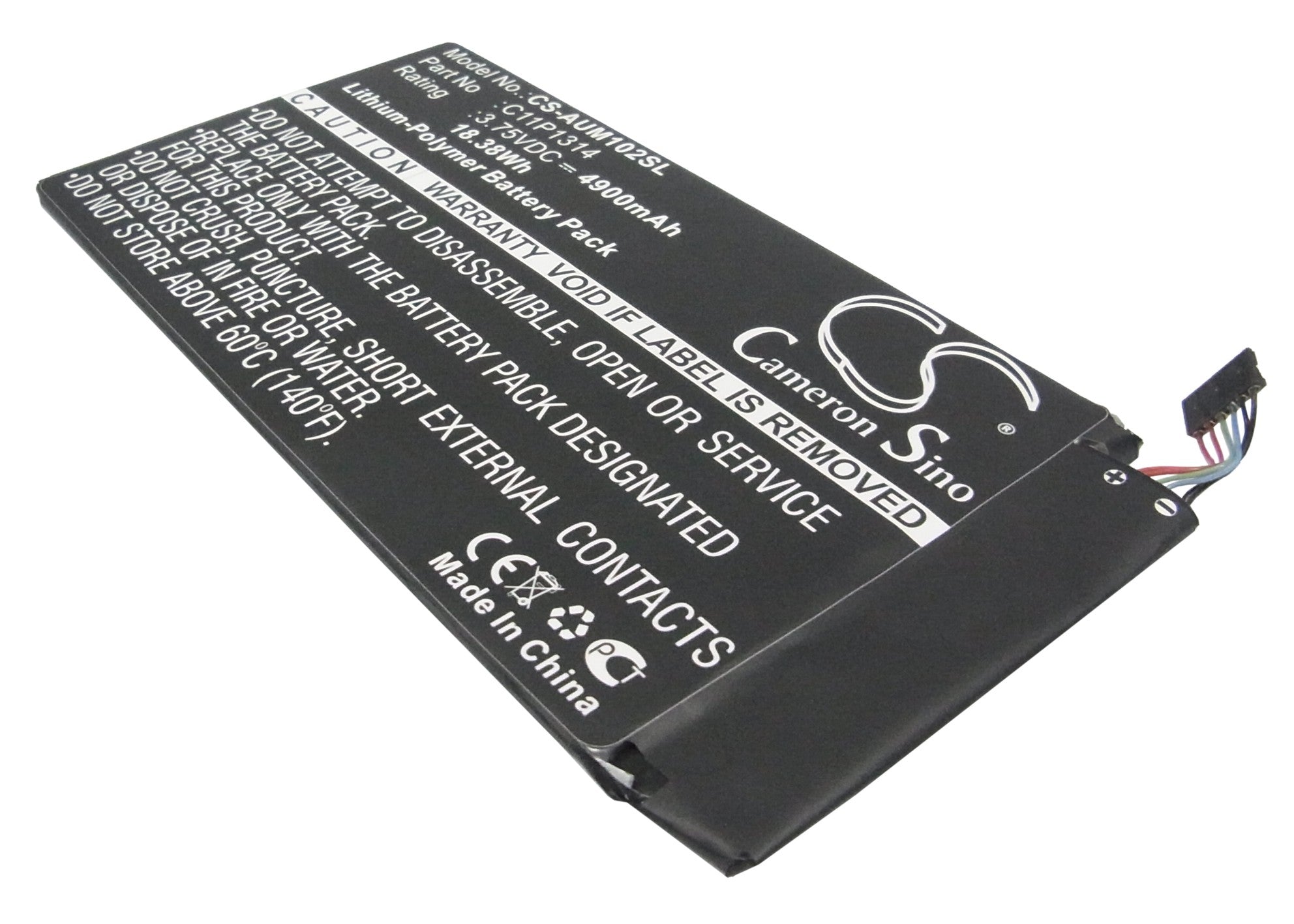 4900mAh Replacement Battery for Asus Memo Pad ME102A K00F Series Tablets (3.75V Li-Polymer)