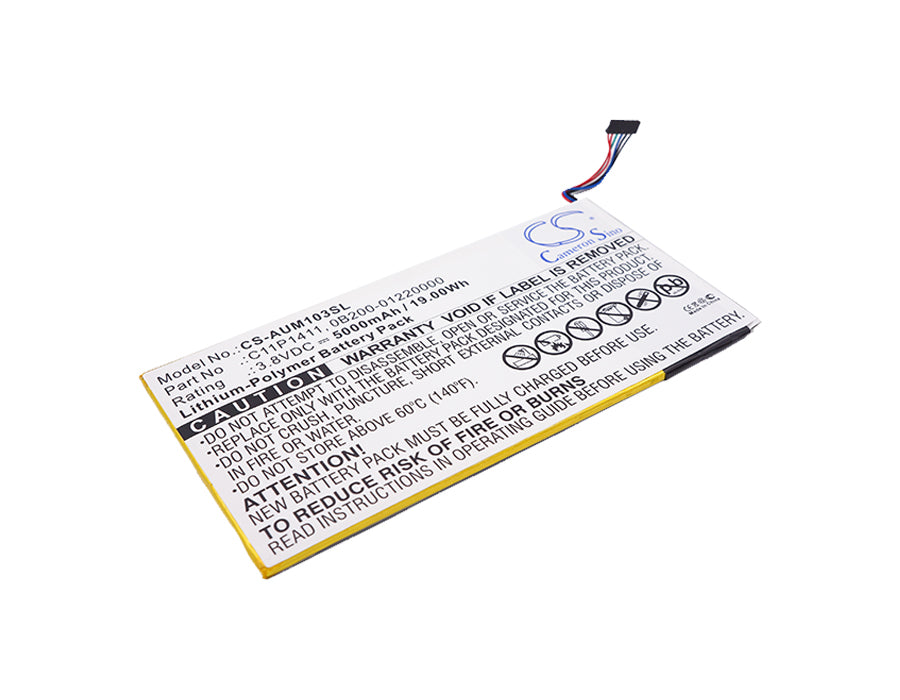 5000mAh Replacement Battery for Asus MeMO Pad 10 ME103K (K01E) Tablet - 3.8V 19Wh Li-Polymer