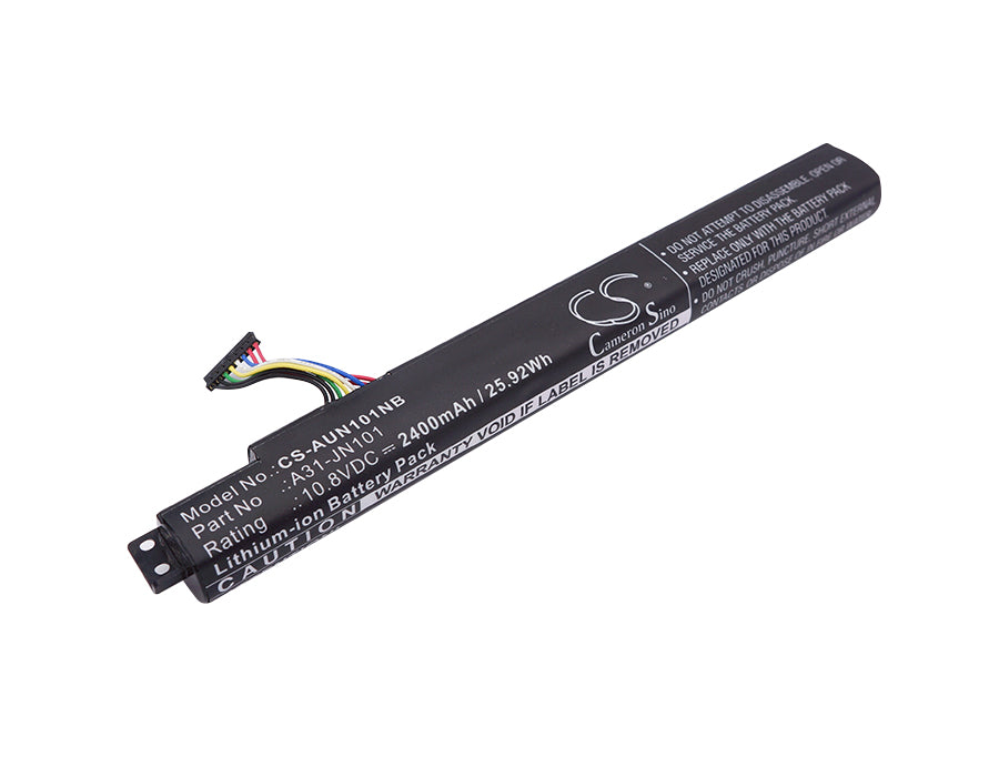 Asus JN101 Notebook Battery - 2400mAh, 10.8V Li-ion Replacement Battery, A31-JN101 Compatible Laptop Battery