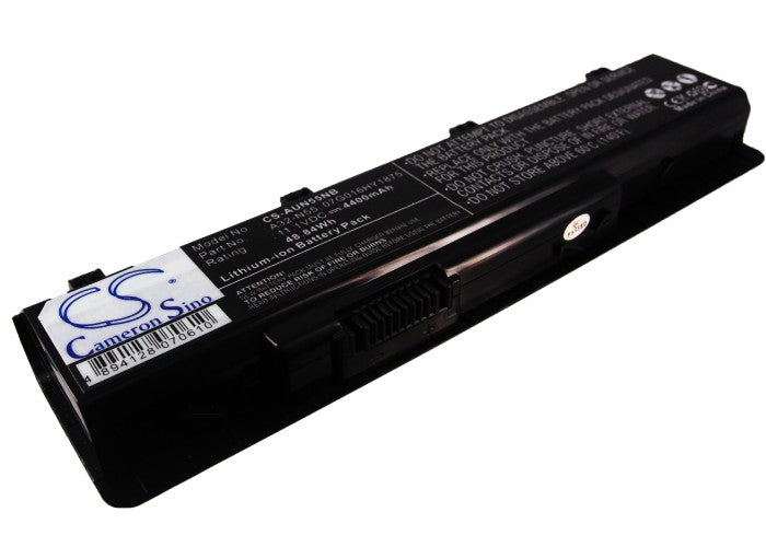 4400mAh Replacement Laptop Battery for Asus N45 N55 N75 Series - 11.1V Li-ion, High Capacity