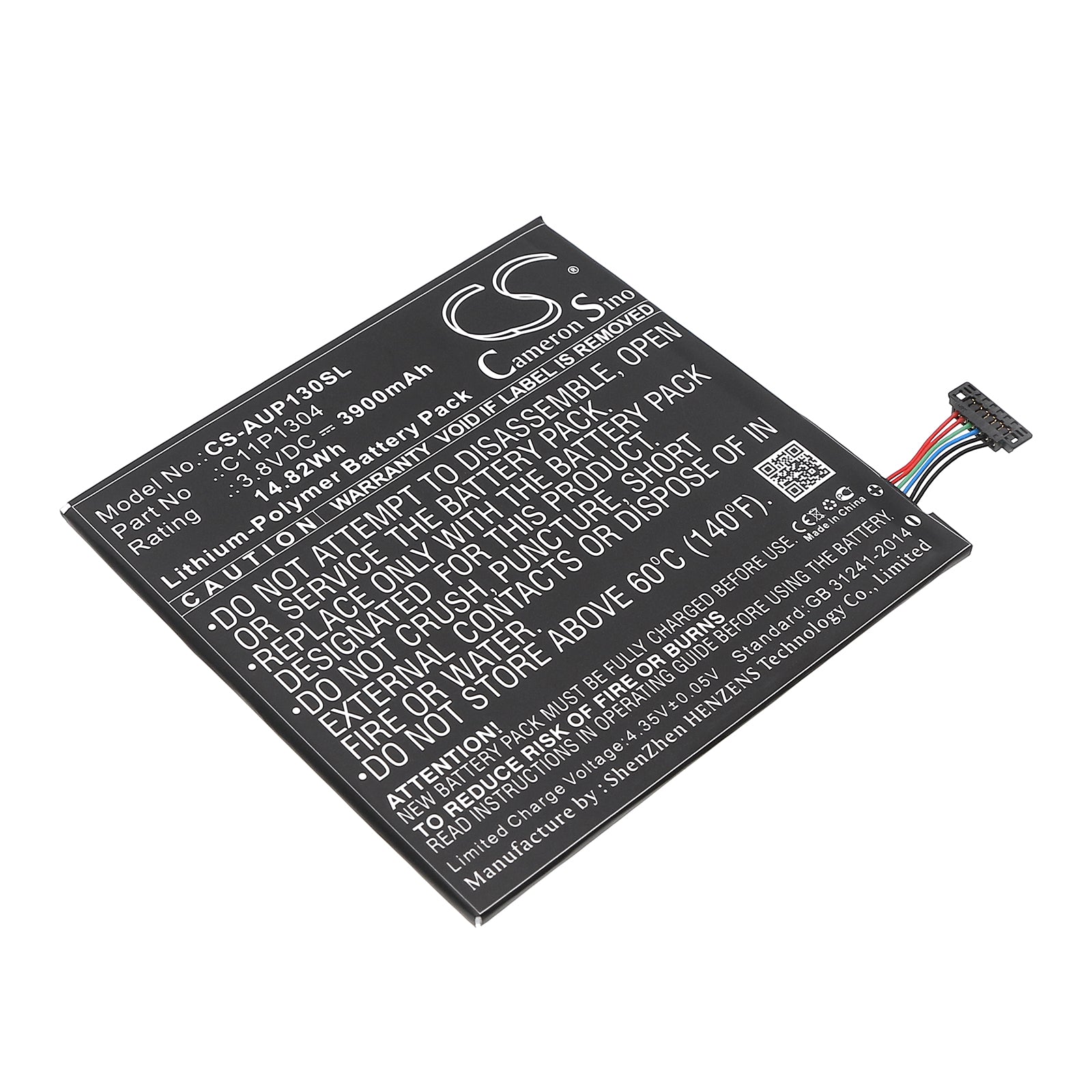 3900mAh Replacement Battery - Asus MeMO Pad HD7 ME173X, ZenPad S 8.0 Z580C (K00L) - 3.8V Li-Polymer