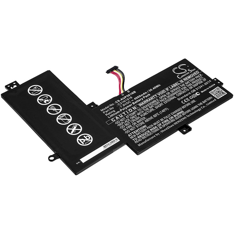 Asus VivoBook Flip TP501 Battery - TP501UA, UB, UQ Series Replacement - 7.6V 30.4Wh C21N1518 Li-Polymer