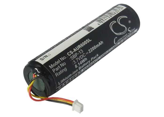 2200mAh Replacement Battery for Asus R600GPS Navigator - 3.7V Li-ion, 68.26mm x 18.66mm (SBP-13)