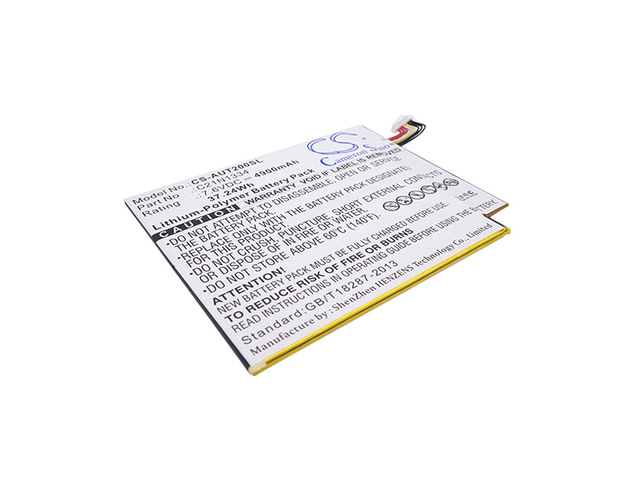 4900mAh Replacement Battery for Asus Transformer Book T200TA 12" Tablet - 7.6V Li-Polymer