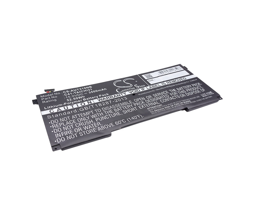 3500mAh Replacement Battery for Asus Taichi 31 - 15V 52.5Wh Li-Polymer - C41-TAICH131 Laptop