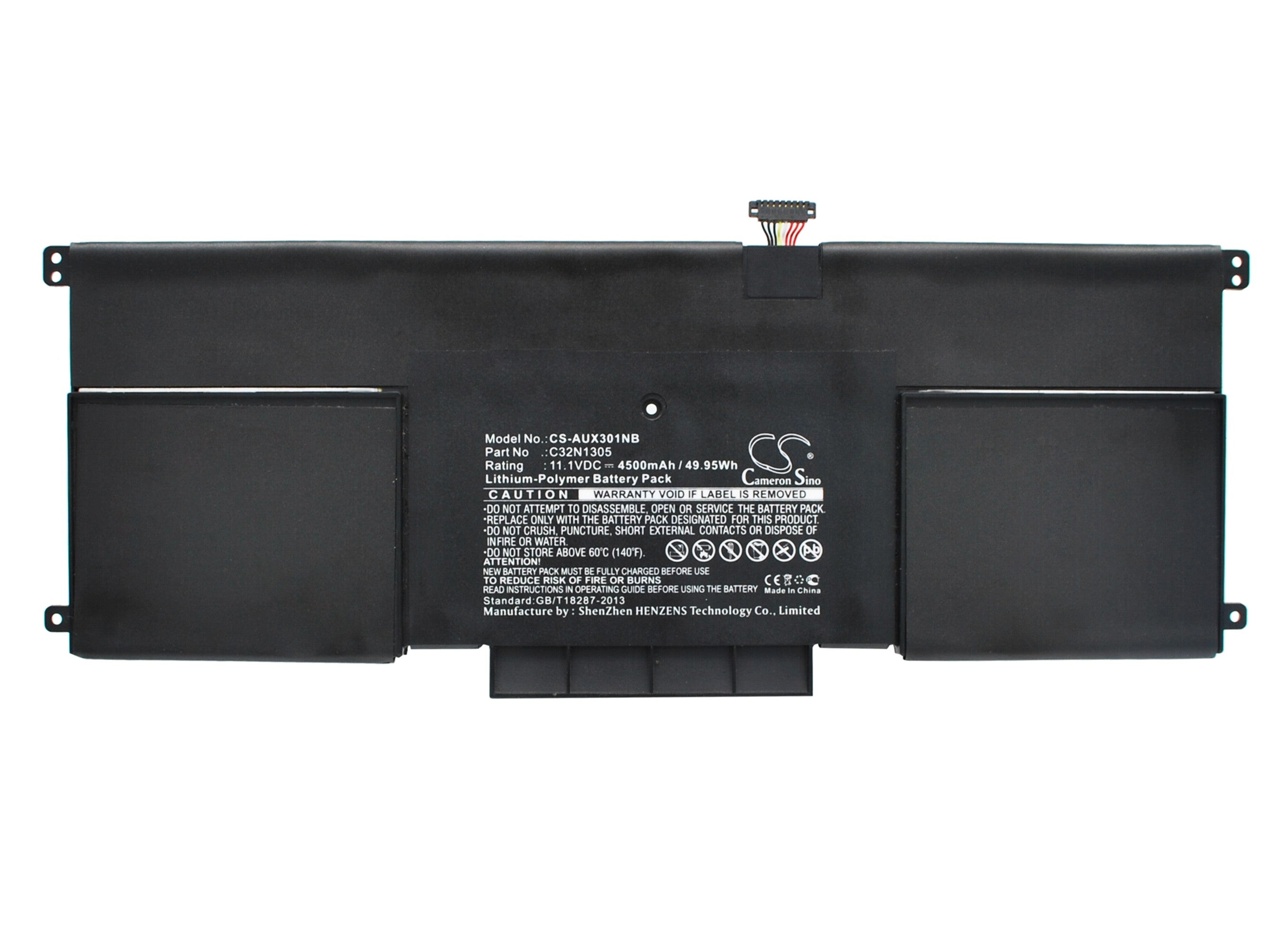 4500mAh Laptop Battery for ASUS Zenbook UX301LA Series - 11.1V 49.95Wh - Replacement