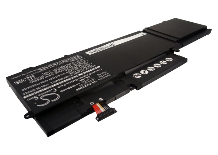 6500mAh Laptop Battery for Asus UX32, Zenbook UX32VD, VivoBook U38N - 7.4V 48.1Wh Li-Polymer