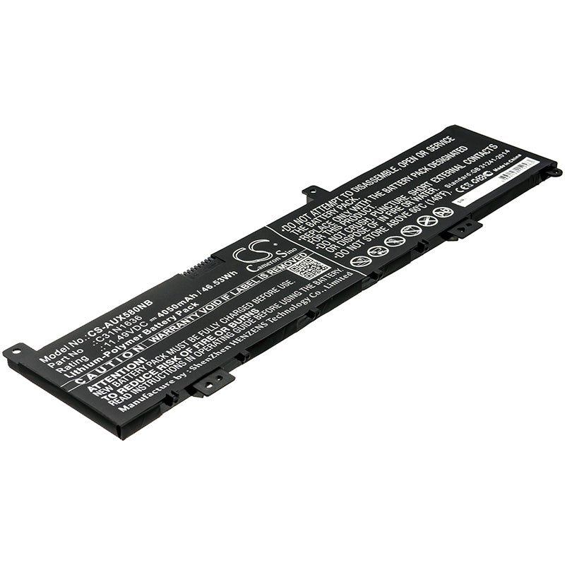 4050mAh Laptop Battery for Asus VivoBook Pro 15 N580GD - 11.49V Li-Polymer Replacement