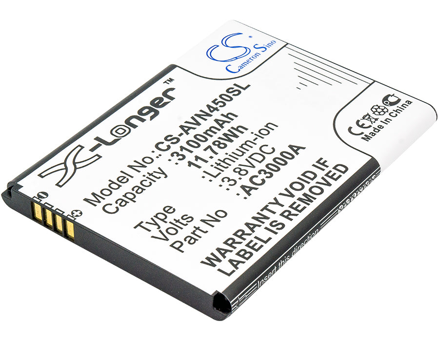 Archos 45 Neon Battery - 3100mAh Replacement Li-ion - 3.8V - AC3000A, AC3000B Compatible