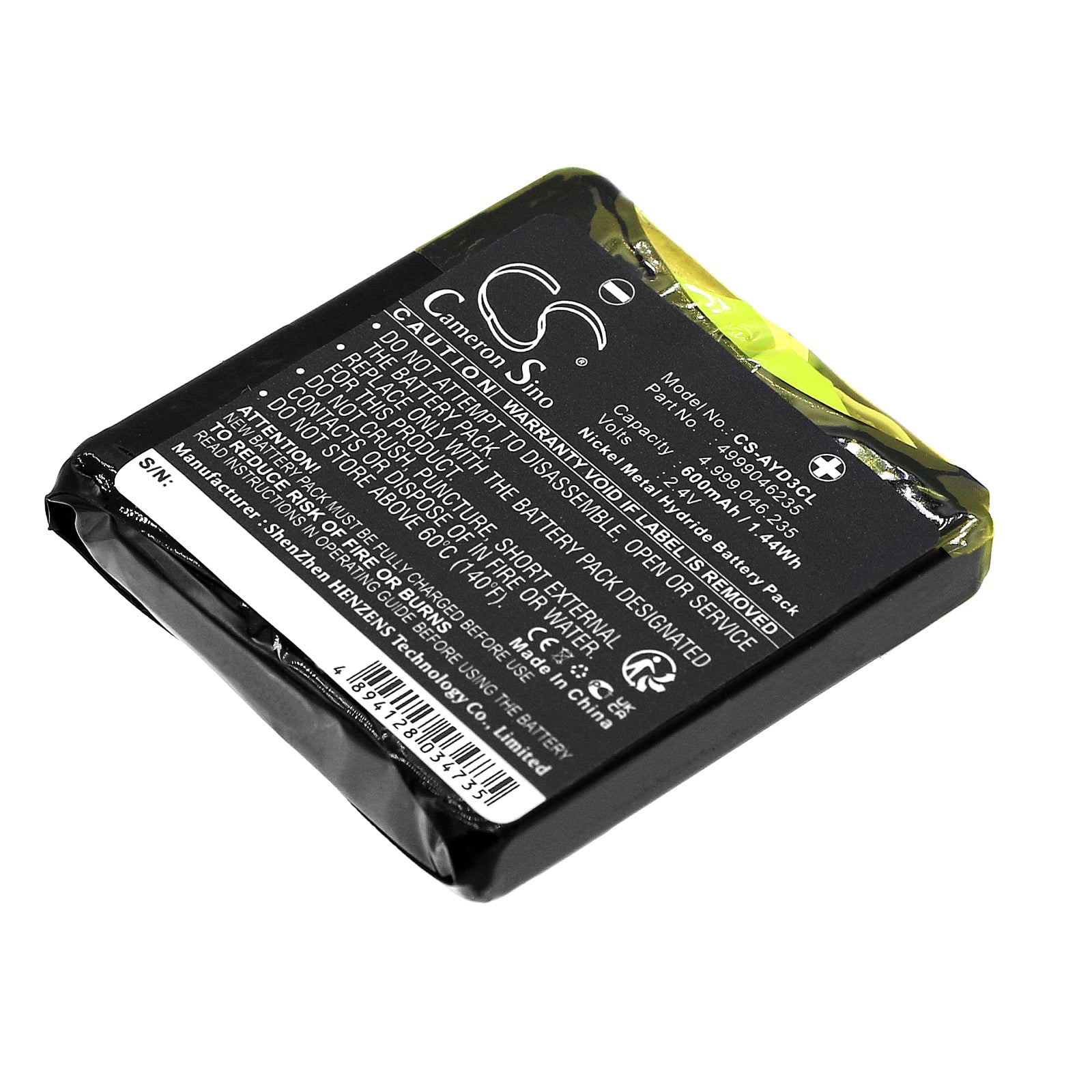 600mAh Battery for Aastra Openphone 28 Cordless Phone - 2.4V Ni-MH Replacement, DeTewe, Elmeg, Avaya Compatible