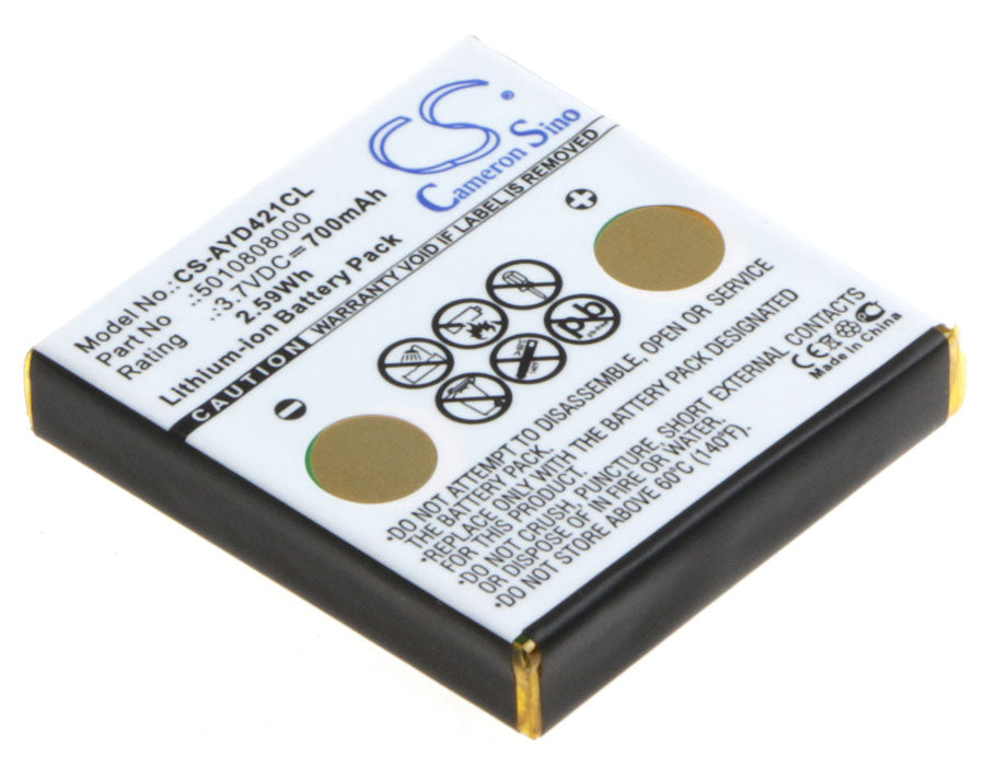 700mAh Replacement Battery for Avaya FC4, D4, IH4 Cordless Phones - Tennovis Integral D4, Funkwerk FC4 - 3.7V Li-ion