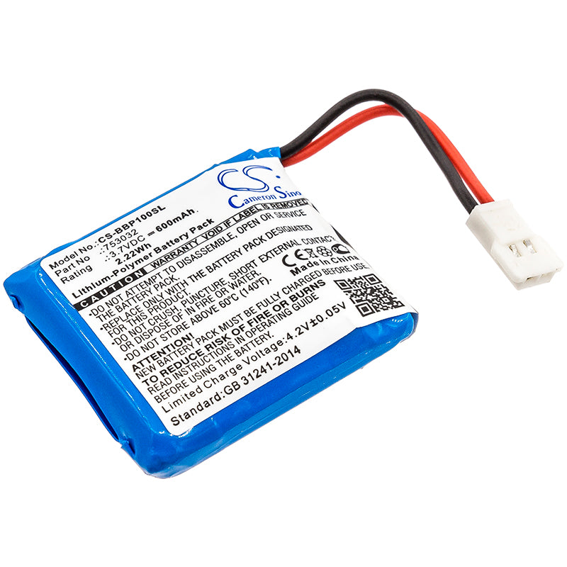600mAh Battery for Bee-Bot & Blue-Bot Robots - 3.7V Li-Polymer Replacement, Programmable Floor Toy Power
