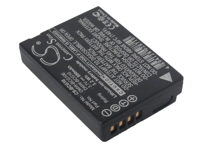 890mAh Li-ion Replacement Battery for Leica V-Lux 20 & Panasonic Lumix DMC Cameras (3.7V, 3.29Wh)