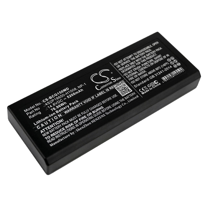 5200mAh Replacement Battery for Biocare IM15 Patient Monitor - 14.8V Li-ion, NP-1 Equivalent