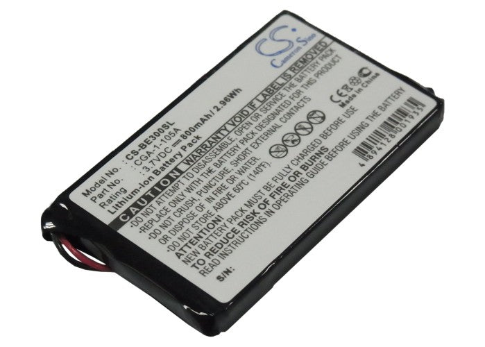 800mAh Replacement Battery for Casio Cassiopeia BE-300 BE-500 PDA Pocket PC - 3.7V Li-ion