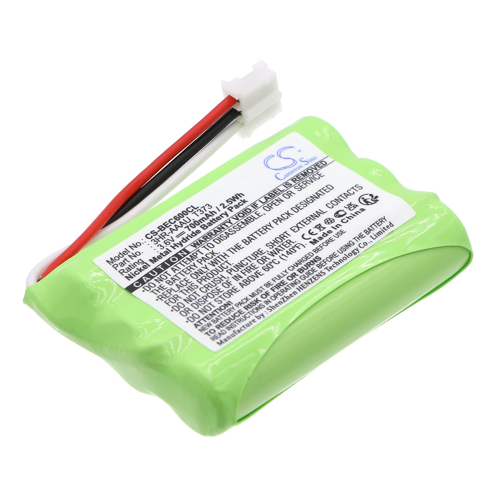 700mAh Battery for Bang & Olufsen BeoCom 6000 M6000 MKII Cordless Phone - 3.6V Ni-MH Replacement
