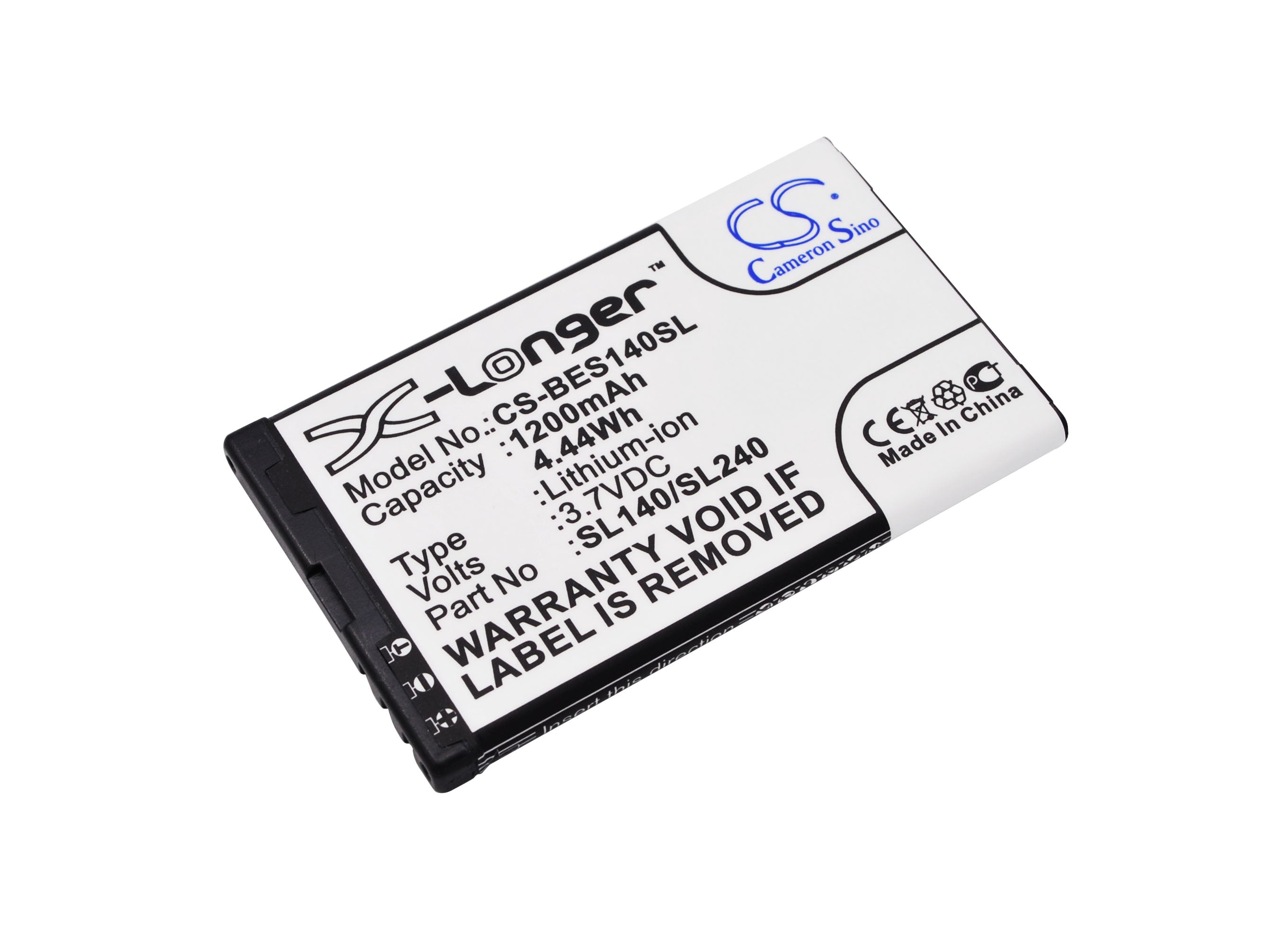 1200mAh Li-ion Replacement Battery for Bea-fon SL140 SL240 SL360, Doro Primo 366, MyPhone 6200 - 3.7V
