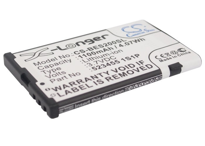 1100mAh 3.7V Li-ion Replacement Battery for Bea-fon S200 S210 Mobile Phone & VIDEOCON V1612 - Power Solution