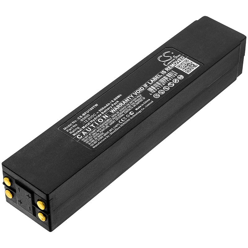 12V 500mAh Ni-MH Replacement Battery Pack for Bosch FuG10 & HFG10 Two-Way Radios - B5850, B5860