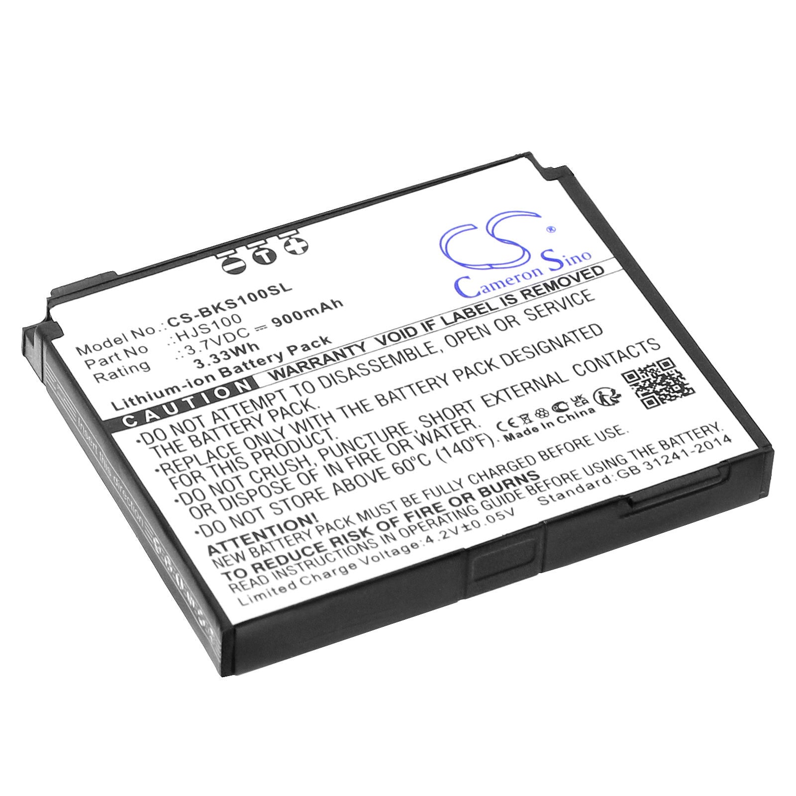 900mAh Replacement Battery for Becker HJS 100 Map Pilot GPS Navigator - 3.7V Li-ion GPS Navigation System Battery