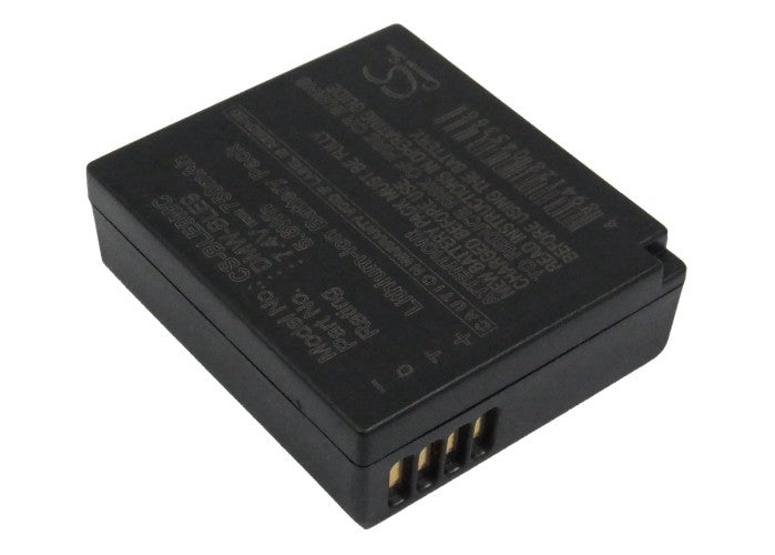7.4V 750mAh Li-ion Replacement Battery for Panasonic Lumix GF3, GF5, GF6 Series Cameras (DMW-BLE9)