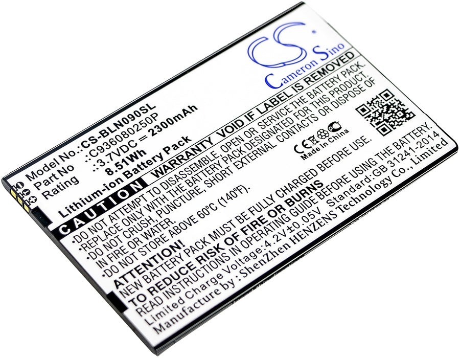2300mAh Replacement Battery for BLU Neo X Plus N090U - 3.7V Li-ion Smartphone Battery - Extended Life