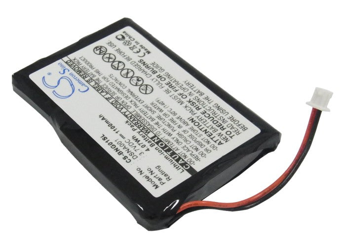 Blaupunkt Navi GPS Battery Replacement - TravelPilot Lucca 3.3, 1100mAh, 3.7V Li-ion GPS Navigator Battery (49x35x6.2mm)