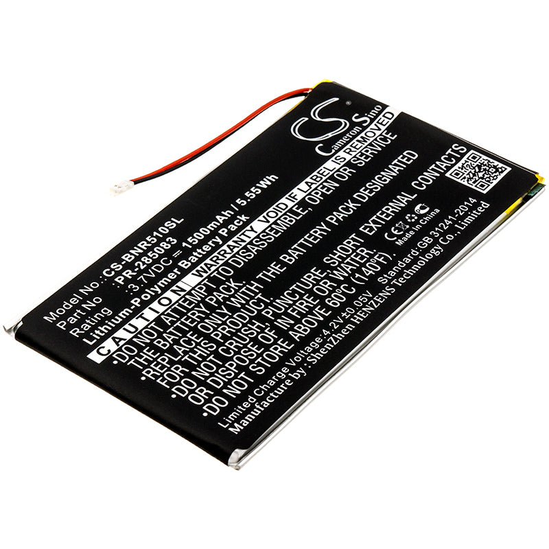1500mAh Replacement Battery for Nook Glowlight Plus 2015/Glo HD/Aura/Shine 2 HD - 3.7V Li-Polymer