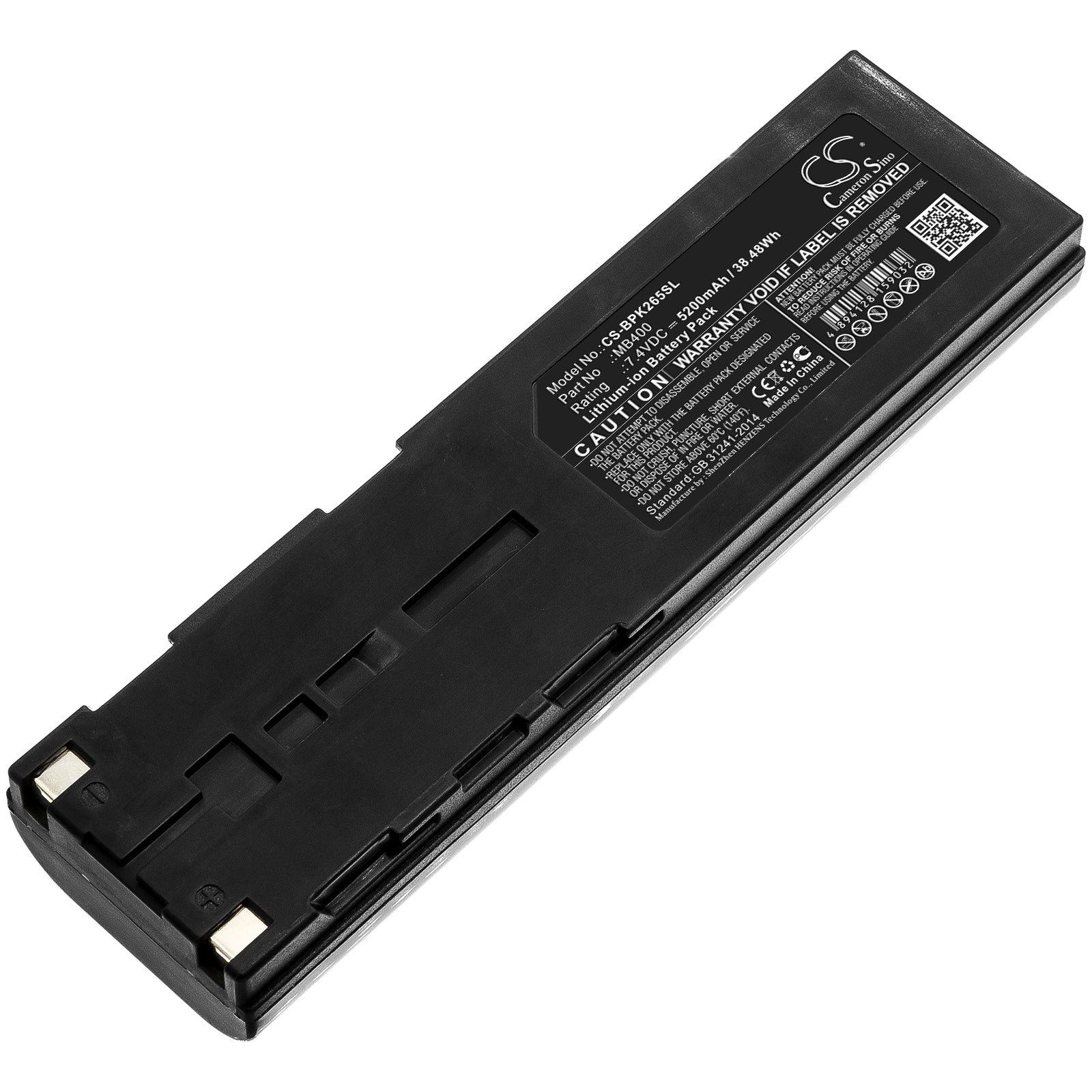 7.4V 5200mAh Li-ion Battery for BK Precision 2650A, 2652A, 2658A Equipment - Survey & Test (MB400)