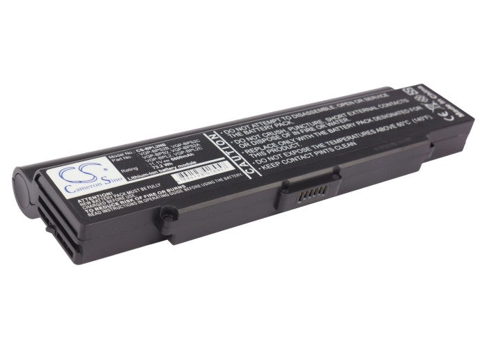6600mAh Laptop Battery for Sony VAIO VGN Series - AR390E FE590 SZ18GP FE32HA FJ3S - 11.1V Li-ion