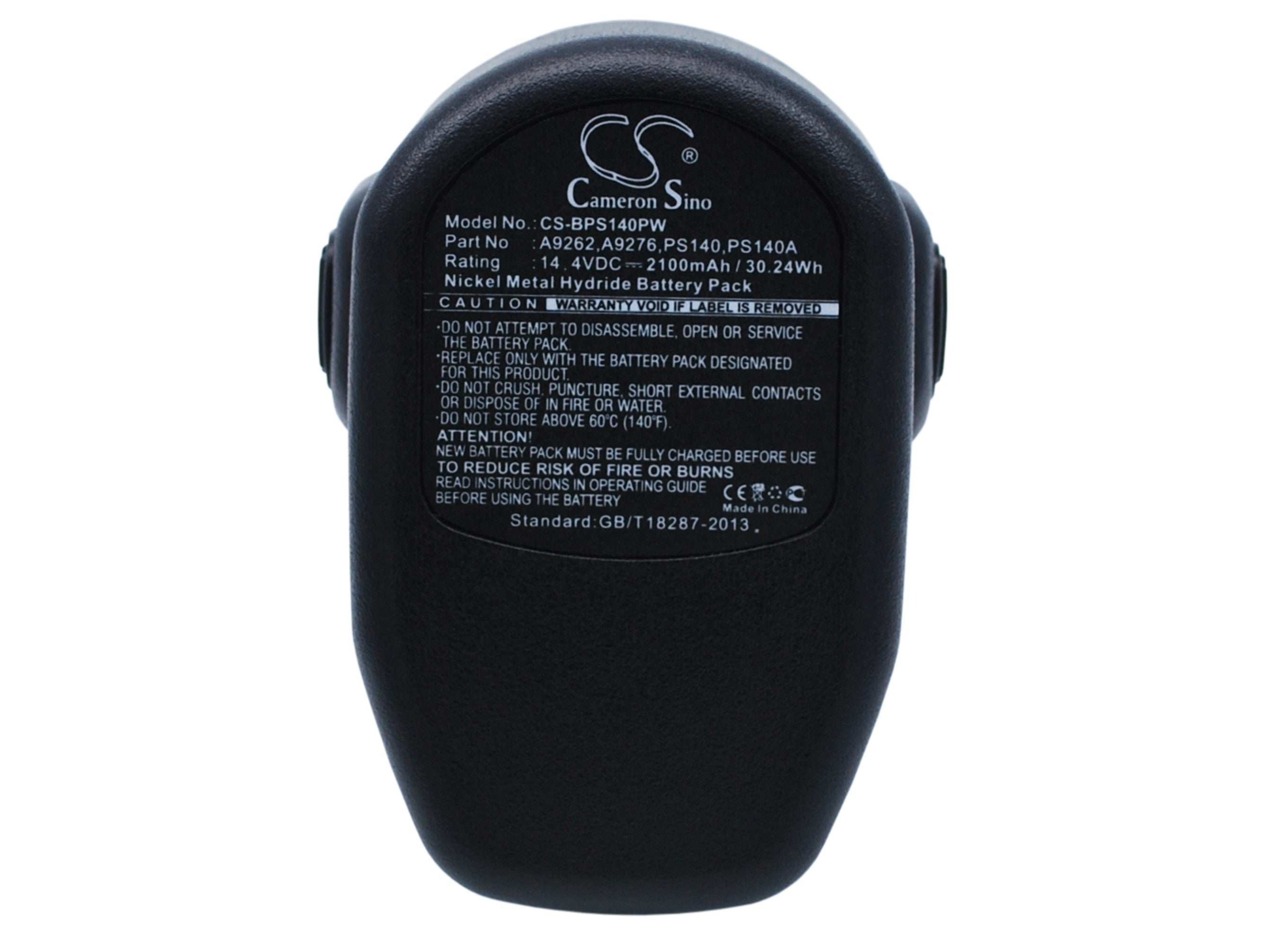 14.4V 2100mAh Ni-MH Replacement Battery for Black & Decker HP14KD, CD14CA Power Tools, Firestorm FS18