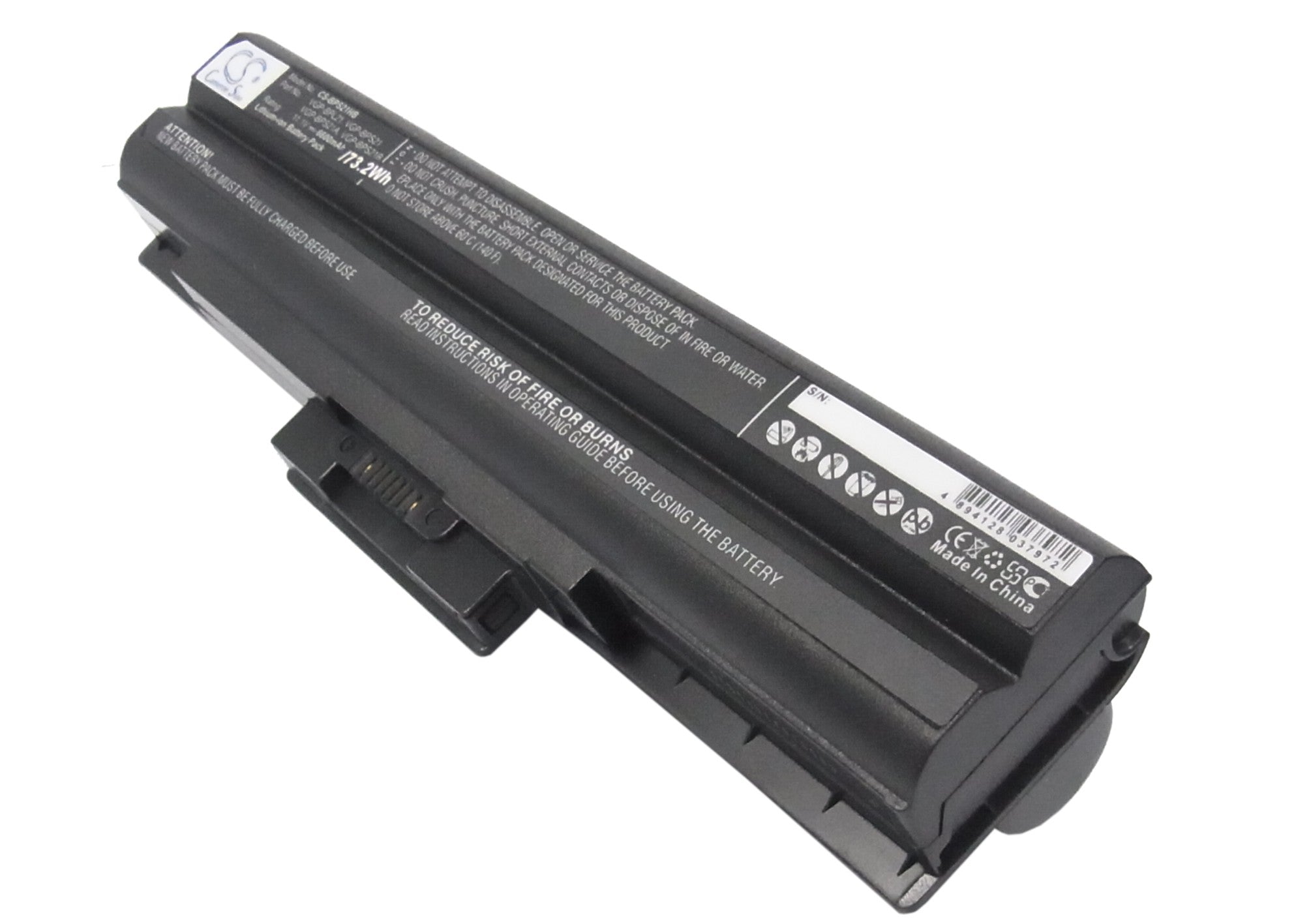 6600mAh Battery for Sony VAIO: AW CS FW NW SR VPC Series - 11.1V Laptop Battery Replacement
