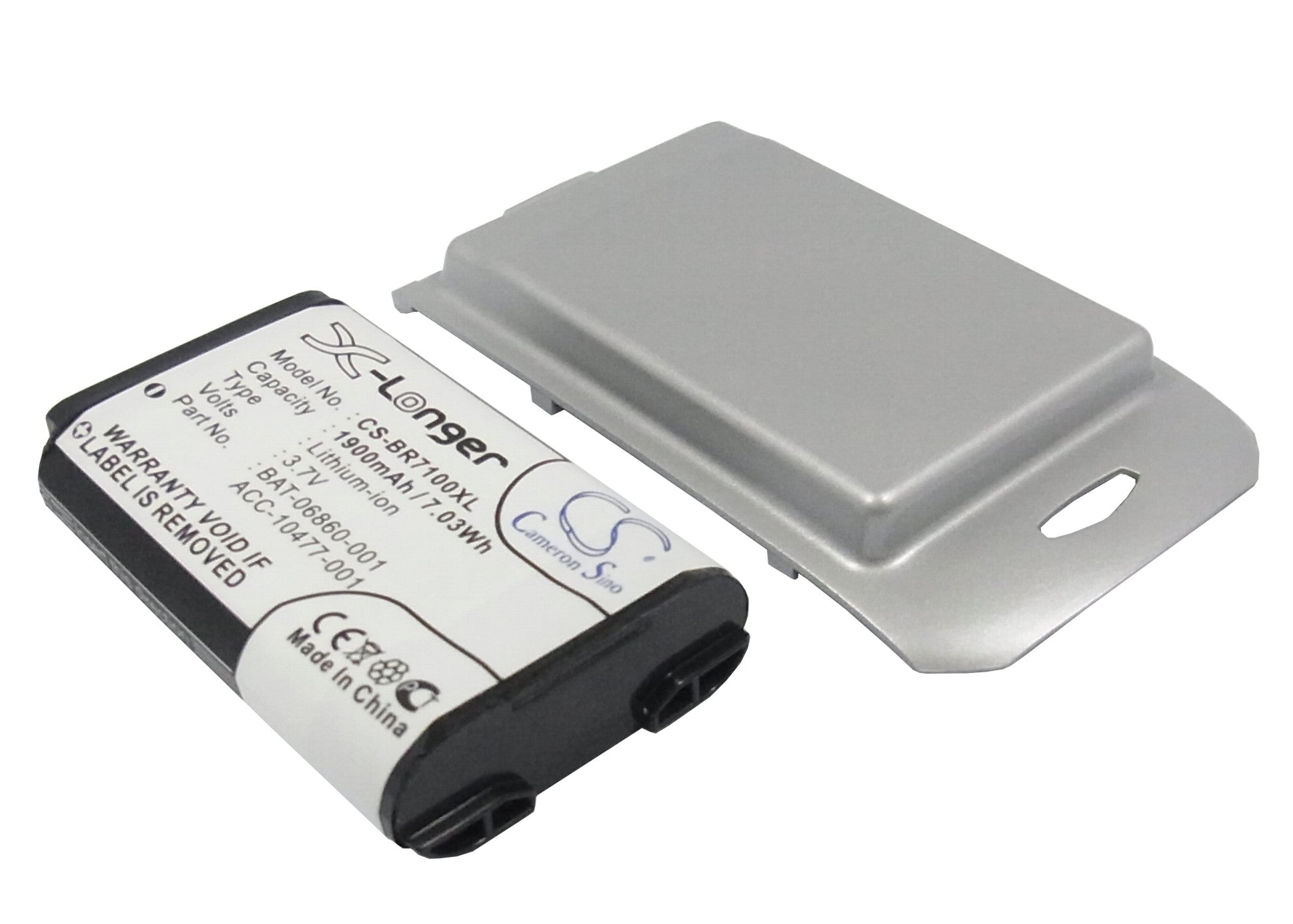 1900mAh Replacement Battery for Blackberry 7100 Series: 7100t, 7100r, 7105t Mobiles - 3.7V Li-ion