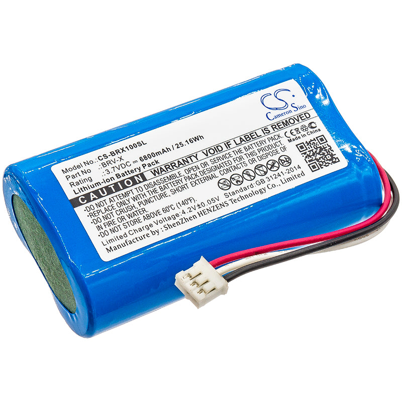 6800mAh Replacement Battery for Braven BRV-X/BRVXBB Bluetooth Speaker - Extended Life, 3.7V Li-ion