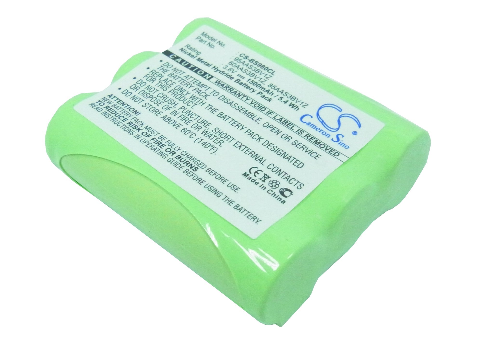 1500mAh Ni-MH 3.6V Battery for Bell South D-271/936/937 & Verizon E9010 Cordless Phone Replacement, Cidco CL-940