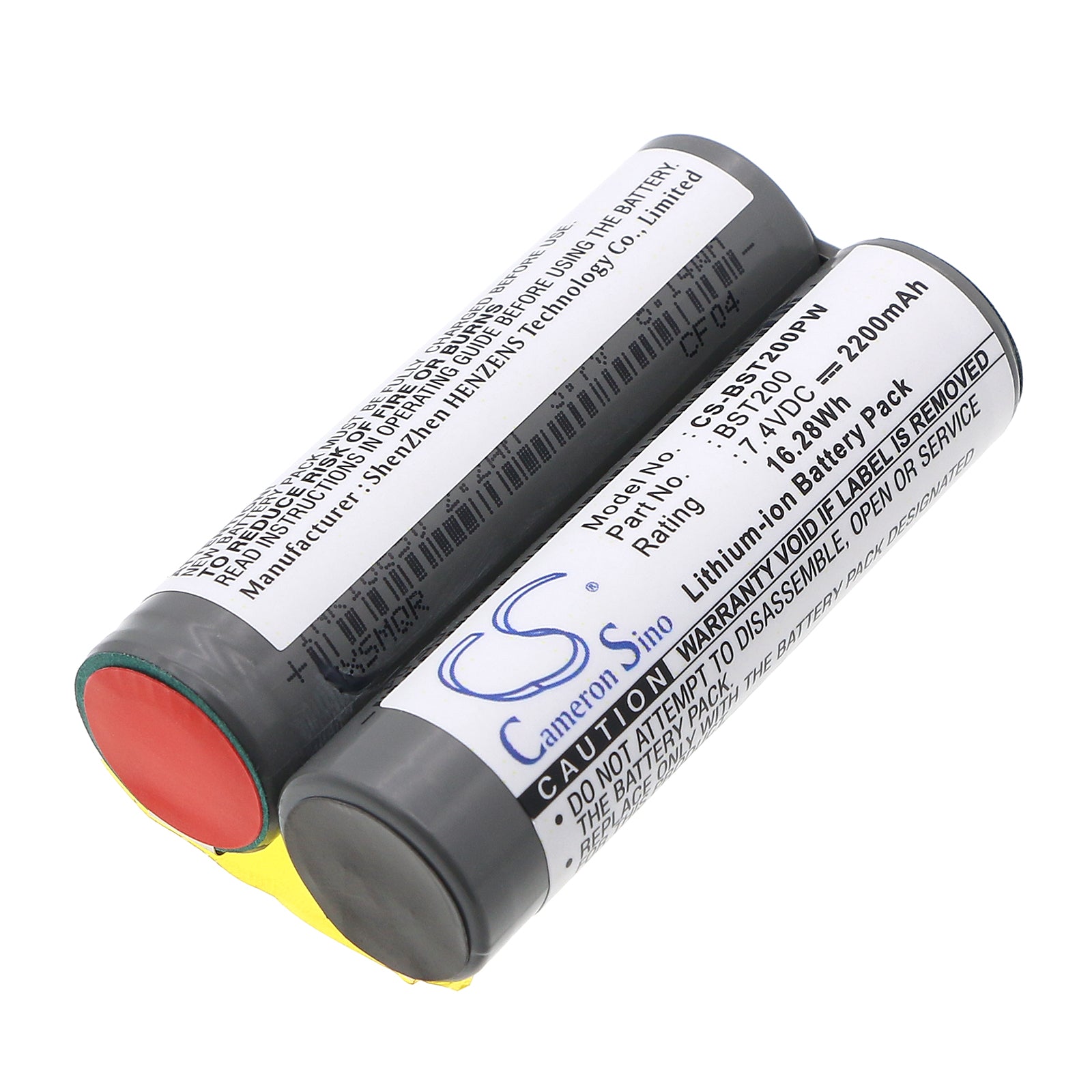 7.4V 2200mAh Li-ion Replacement Battery for AS-Schwabe EVO3, Gardena ComfortCut & Bosch PSR 200 Trimmers