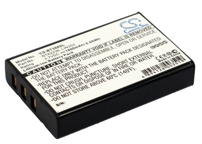 1800mAh 3.7V Li-ion Replacement Battery for Globalstar BT-338, BT-318, BT-335 GPS Navigators