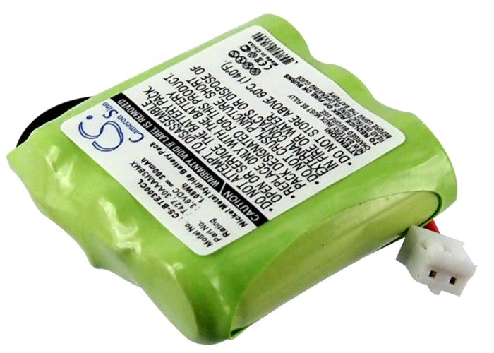 300mAh Ni-MH Replacement Battery - Binatone E3300 Quad & Commodore CT300 Cordless Phones - 3.6V