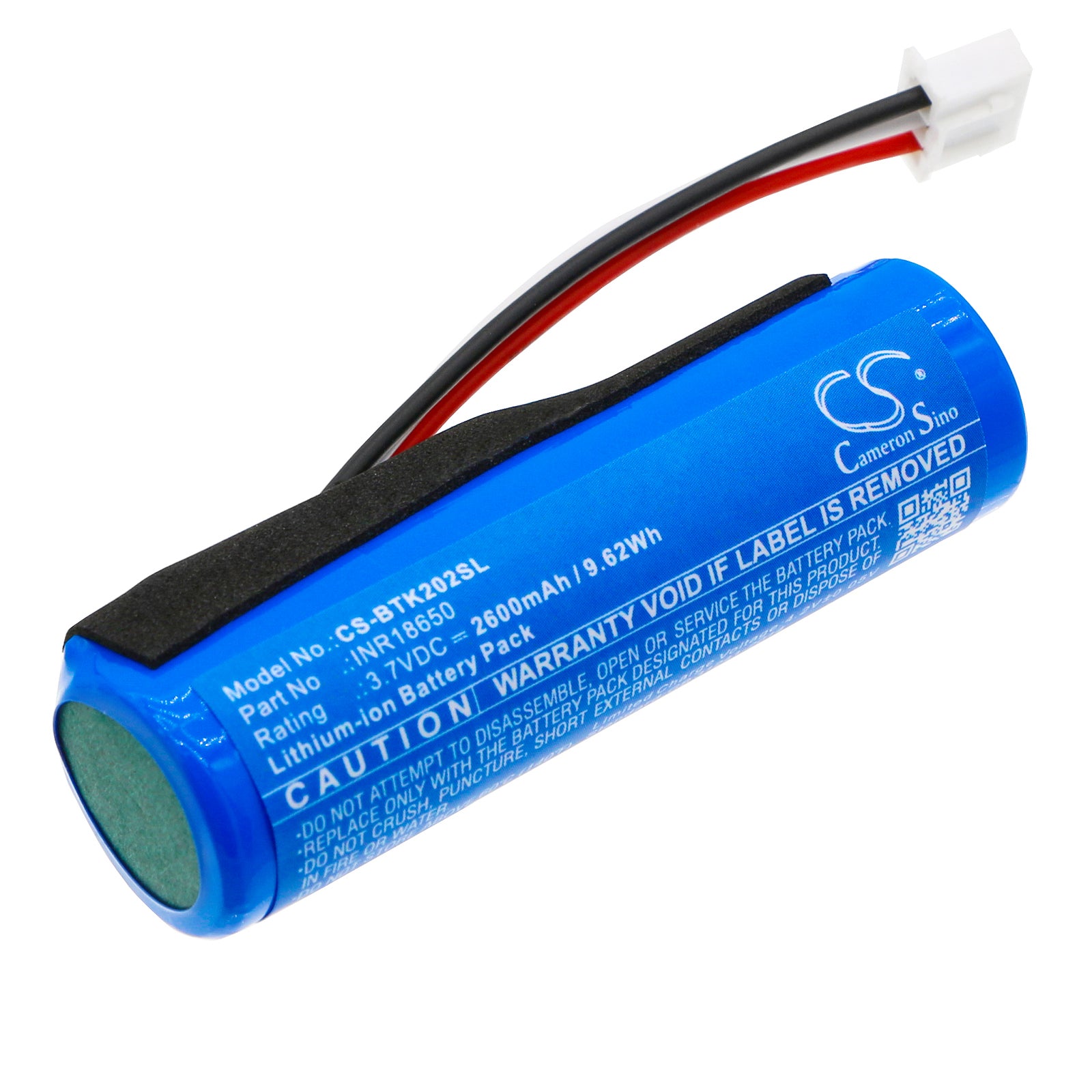 2600mAh 3.7V Li-ion Replacement Battery for BLAUPUNKT BT 202, BT 202 BK Bluetooth Speakers - Extended Life, Power Solution