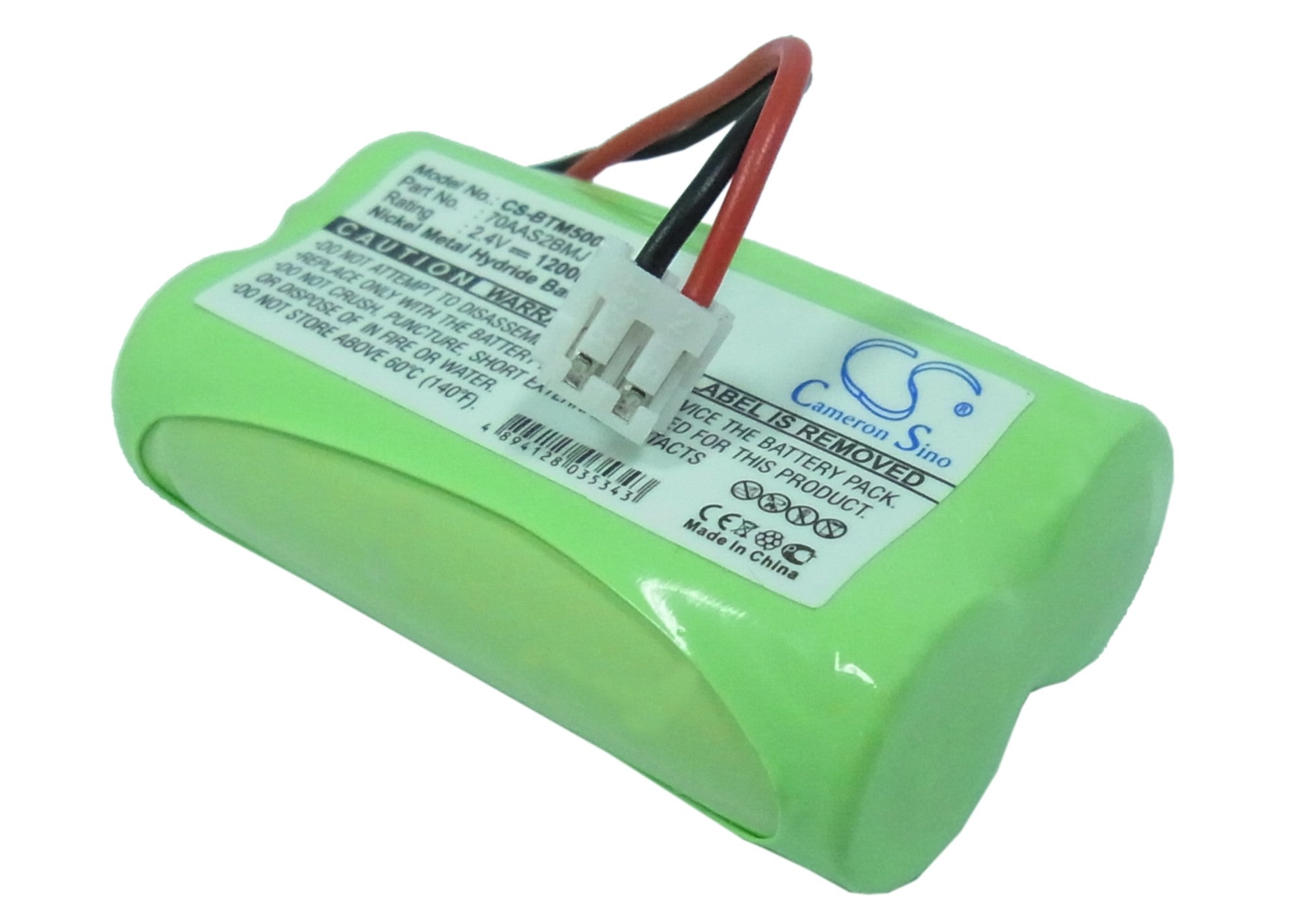 1200mAh Ni-MH Replacement Battery for Binatone MD500 Cordless Phone & BT Synergy 600/700 Series