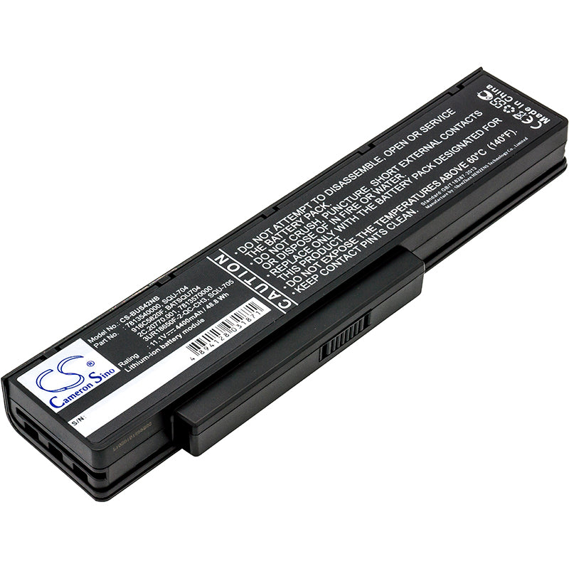 4400mAh Battery for BenQ JoyBook & Packard Bell EasyNote Laptops - 11.1V Li-ion Replacement Power Pack