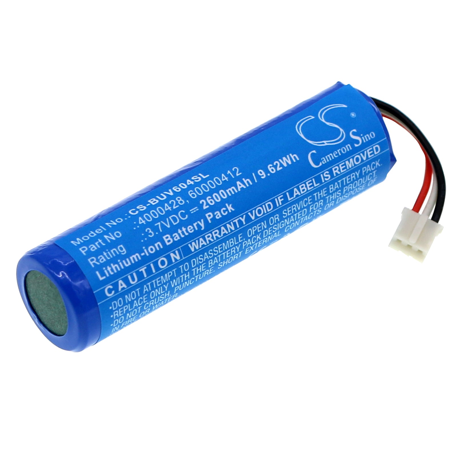 2600mAh Replacement Battery for Burton UV604 LED Magnifier - 3.7V, 9.62Wh Power Supply