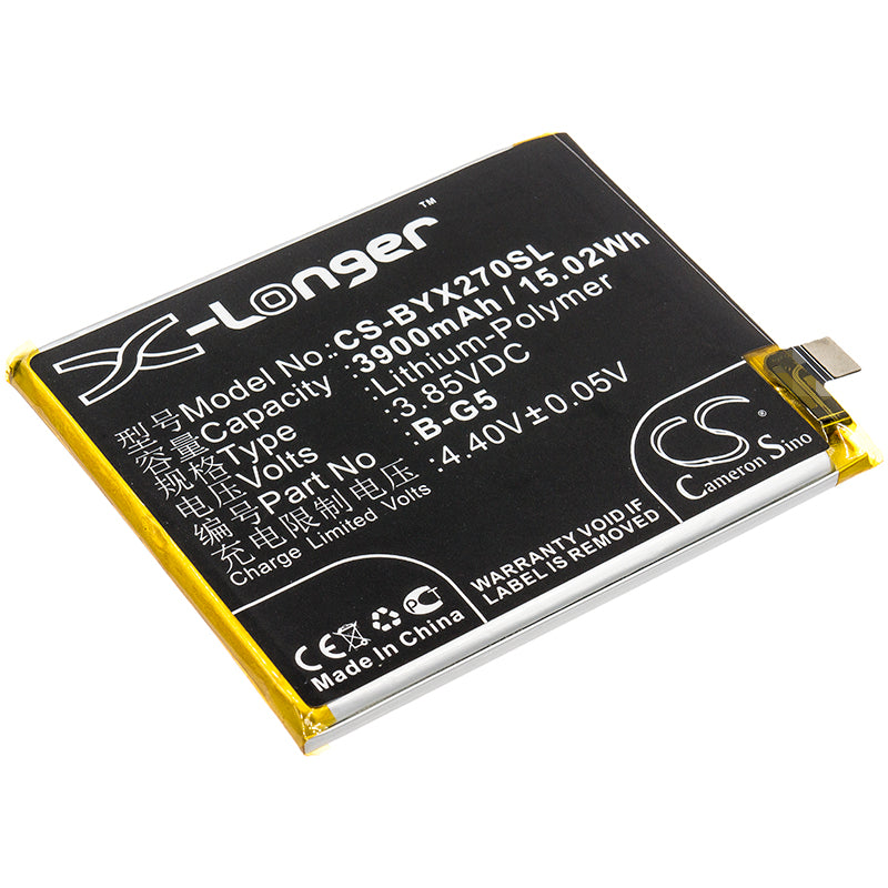 3900mAh Replacement Battery for VIVO X27/X27A/V1829A Smartphone - 3.85V Li-Polymer Battery