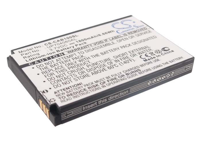 1800mAh Replacement Battery for CAT B10 Smartphone - UP704060AL - 3.7V Li-ion - Compact Size, Reliable Power