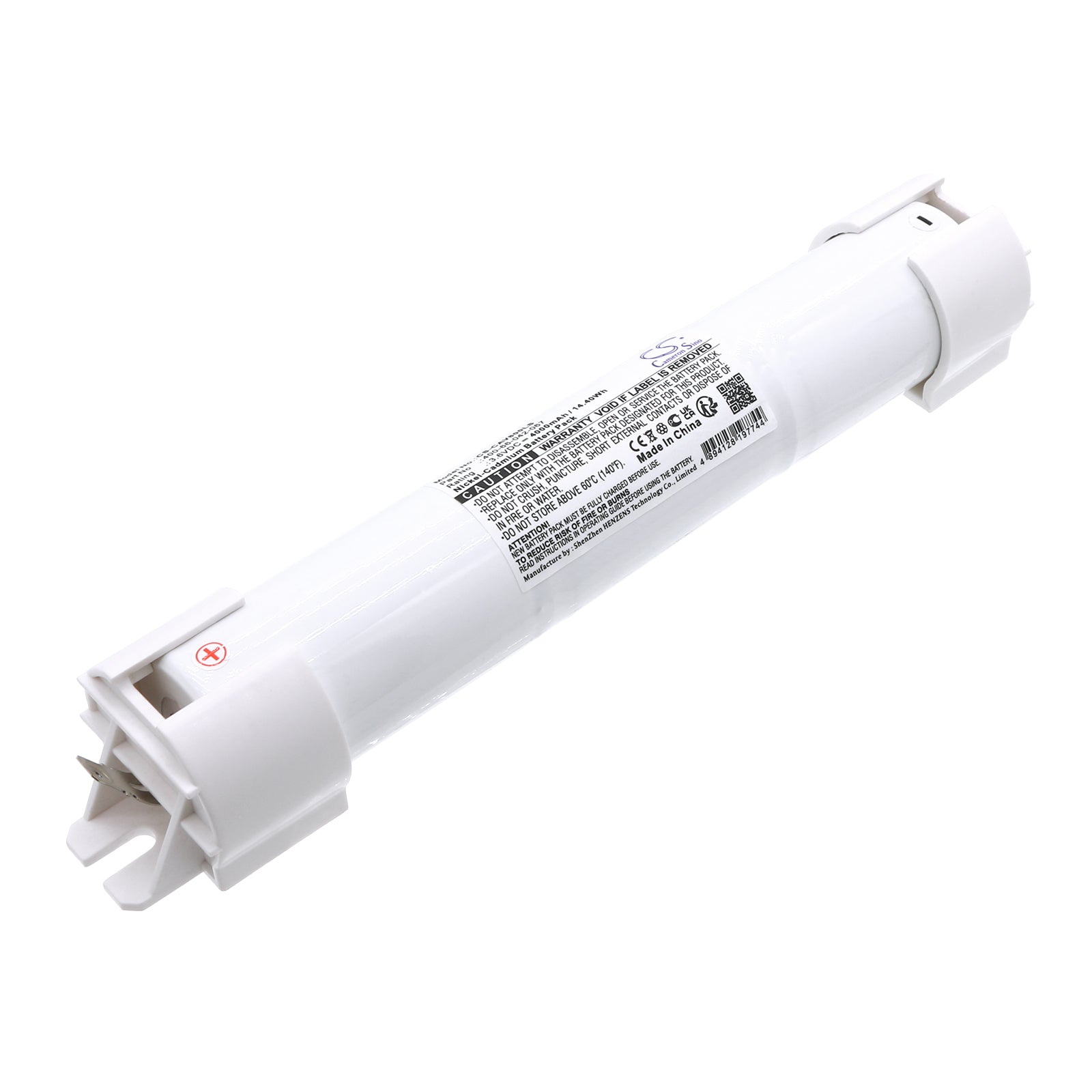 3.6V 4000mAh Ni-CD Replacement Battery for Ceag VL8 CGLine & Pro Emergency Lights (219x38x33mm)