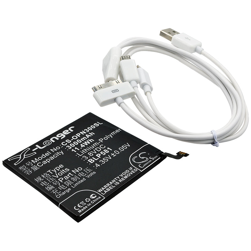 OPPO N3/N3T/N3S/N3 Dual SIM/N5206 Cosmetic Mirror - BLP581 Replacement Part - Premium Quality, Phone Repair