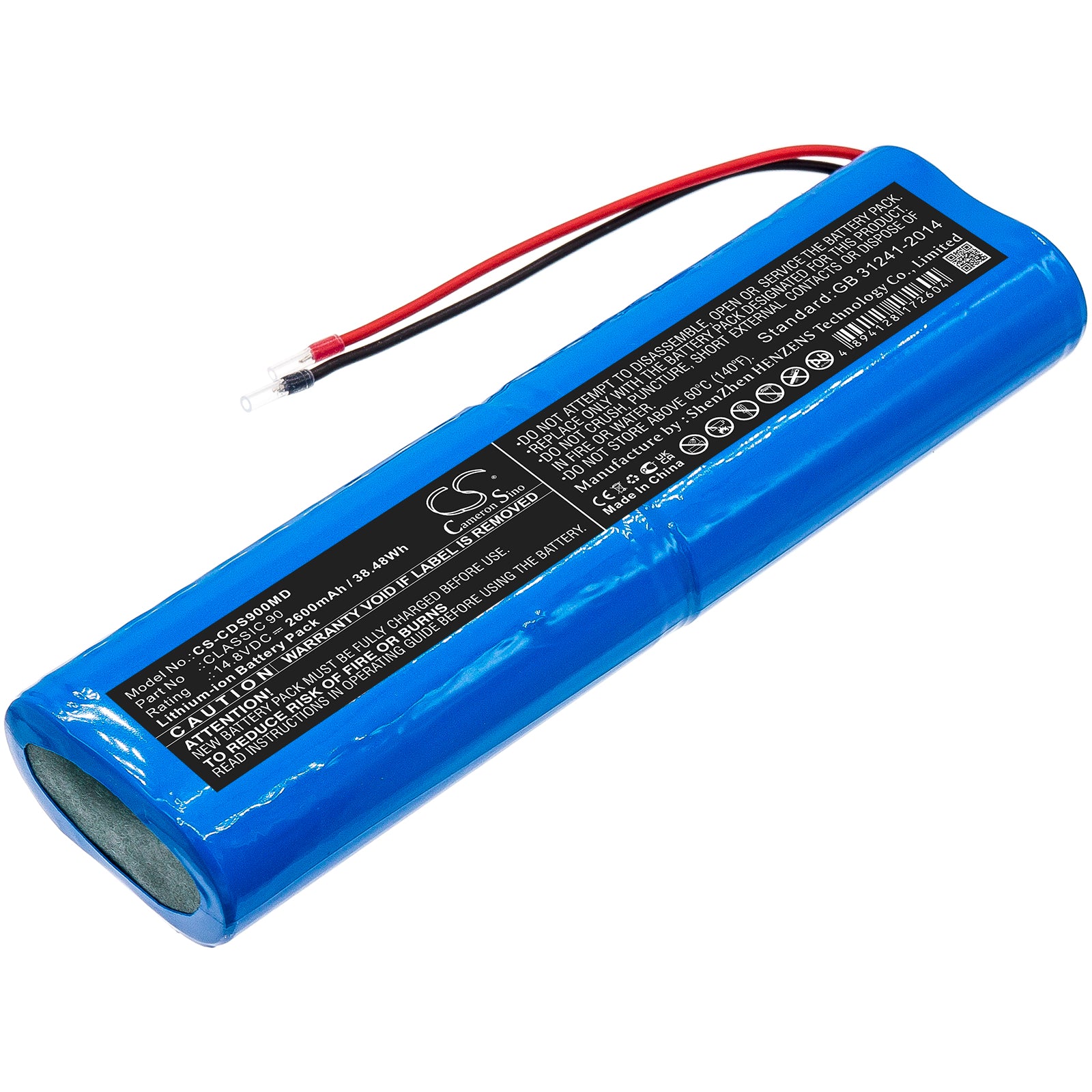 Creative CLASSIC 90 Battery - 2600mAh, 14.8V Li-ion Replacement for 90Medical Devices