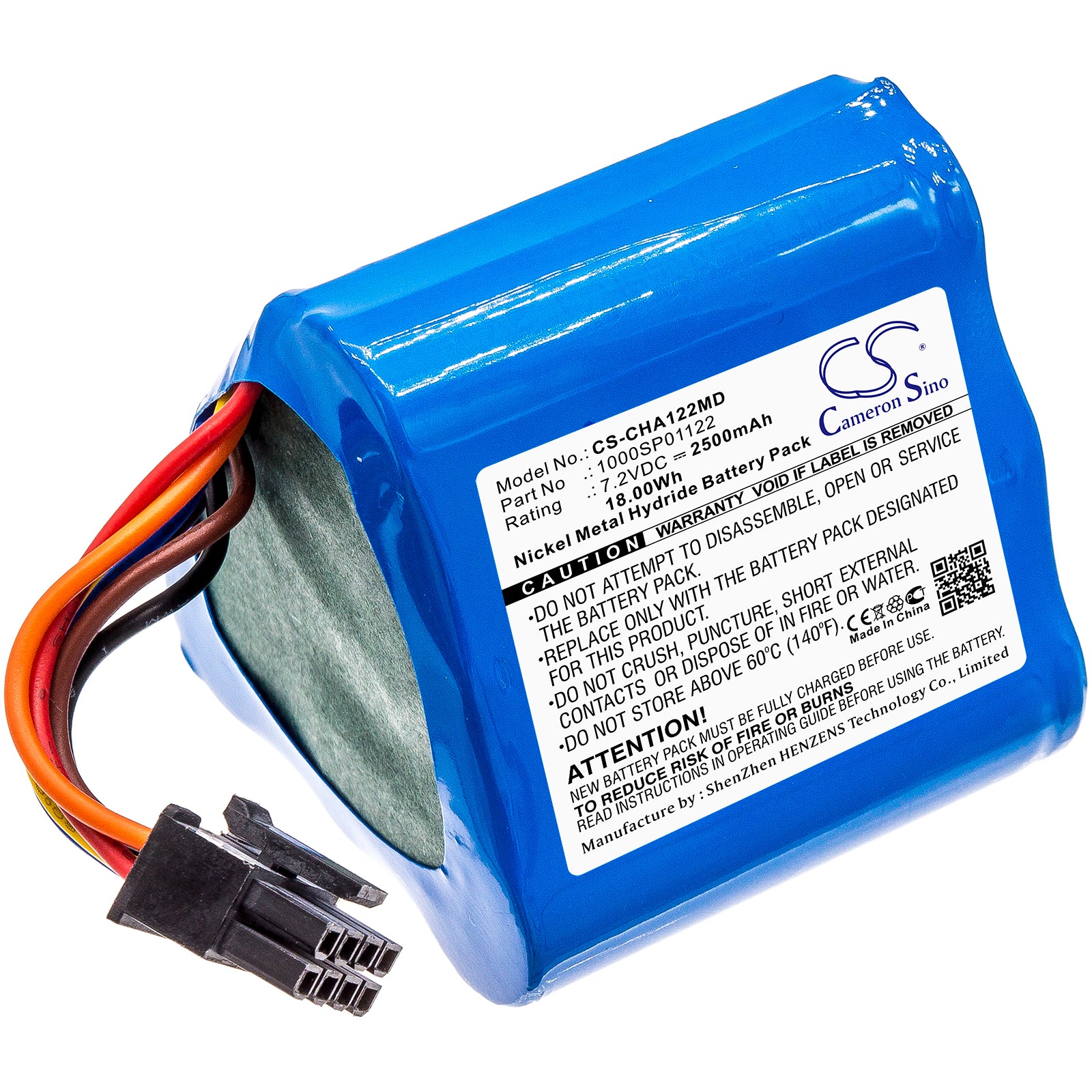 7.2V 2500mAh Ni-MH Replacement Battery for Alaris Asena Syringe Pumps - GH, CC, GS, TIVA, PK Models