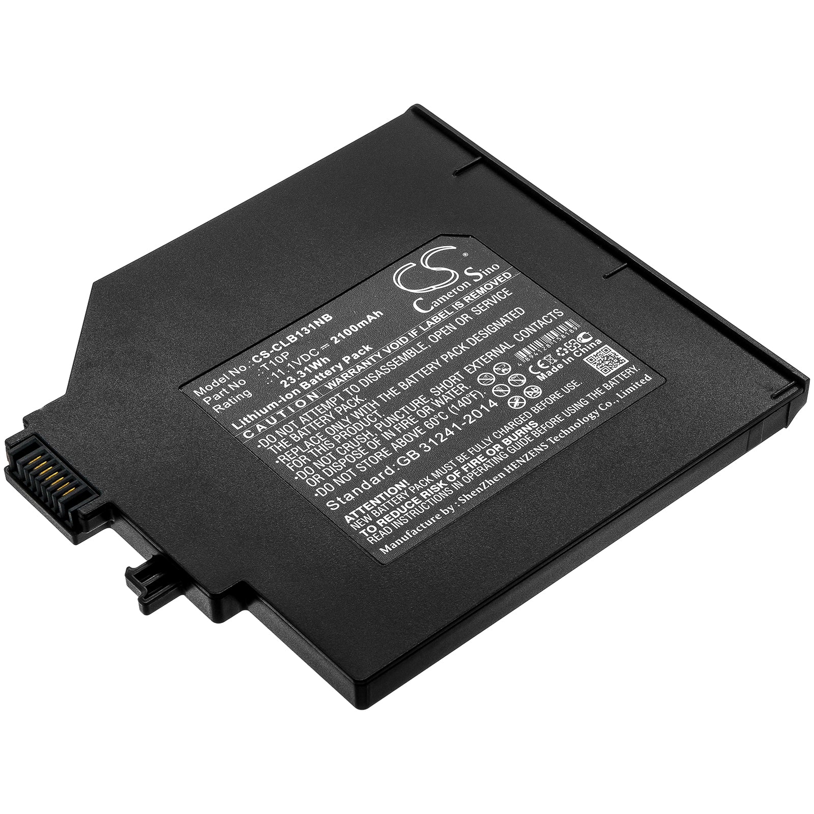 2100mAh Battery for Clevo Ciewsinie VNB131 Notebook, 11.1V 23.31Wh, T10P Replacement